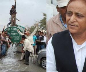 azam khan promises of better-than-bisleri water
