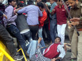 Police attacks on protesters in nand nagri delhi, 7 injured
