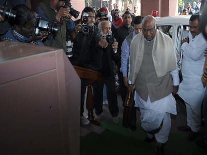 Mallikarjun kharge become opposition leader in parliament