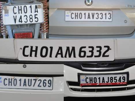 High Security Number Plate Issue in Chandigarh