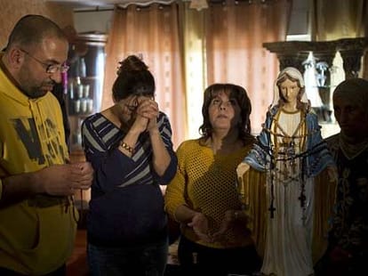 mother mary cries