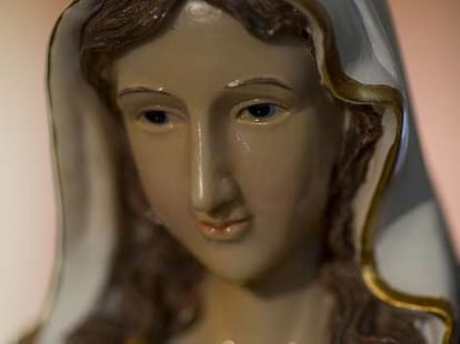 mother mary cries