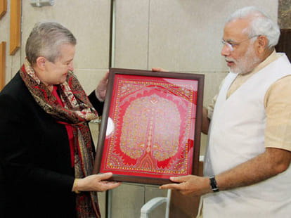 controversy on wikileaks's poster about modi