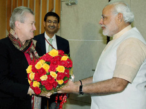 nancy had to wait 2 months to meet modi