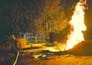 SWEPT woman with kerosene scorched