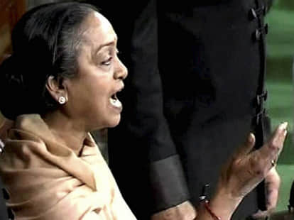 uproar in parliament over telangana