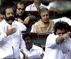 protest in lok sabha and vidhan sabha