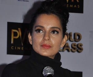 kangna ranout in mohali for openinig mall