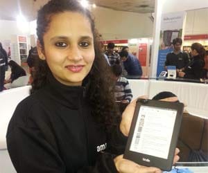 Amazon.in launches kindle tablet in book fair