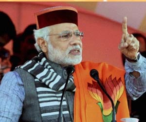 bjp prepares for modi rally in lucknow