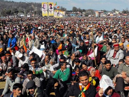 bjp prepares for modi rally in lucknow