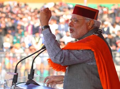 modi rally in sujanpur himachal