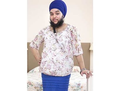 girl with beard
