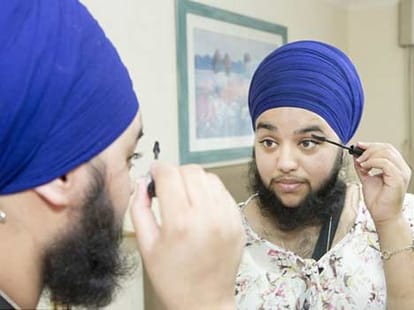 girl with beard