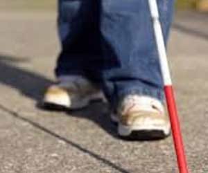 blind man jailed