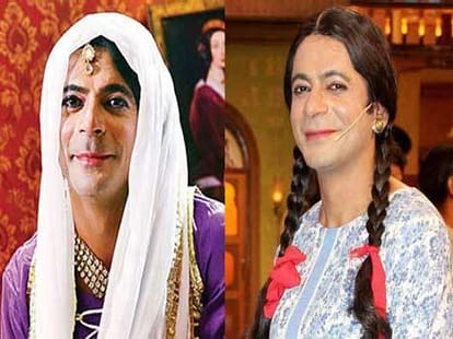 baba ramdev in sunil grover's show