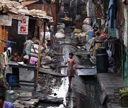 Slums are developing on government land