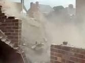 Under construction wall fell, four injured