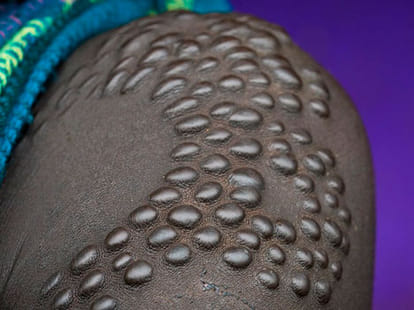 surma tribes tattoo
