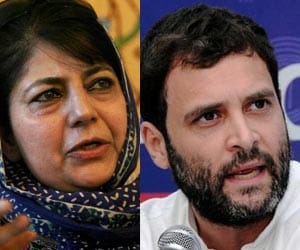 mehbooba mufti on rahul gandhi