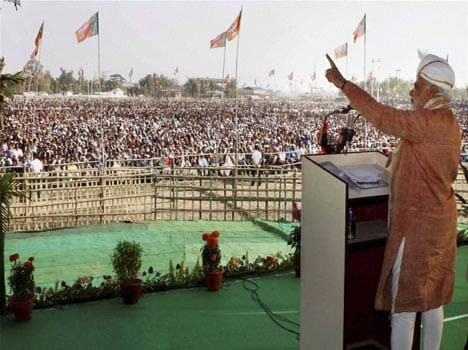 narendra modi rally in lucknow