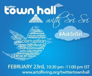 sree sree ravishankar on twitter