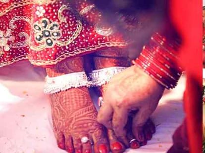 four days after the wedding the bride had escaped from millions