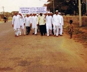 Padyatra of Shivalik Vikas Manch Kalka