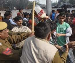 People block national highway in Karnal