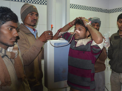 fracas on kanpur station