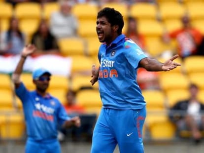 Varun Aaron has been taken off the attack in this match