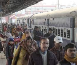 nine passanger in train