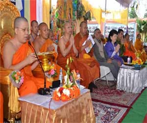 cambodia temple inugration in sarnath