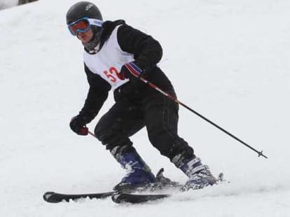 skiing competition at shimla.