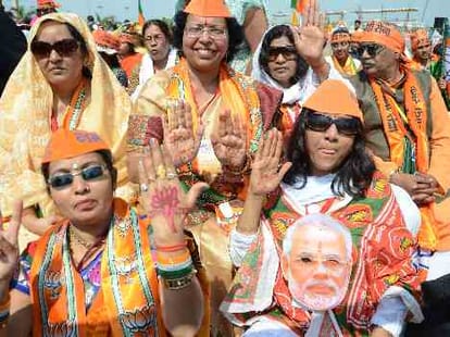 modi rally in lucknow
