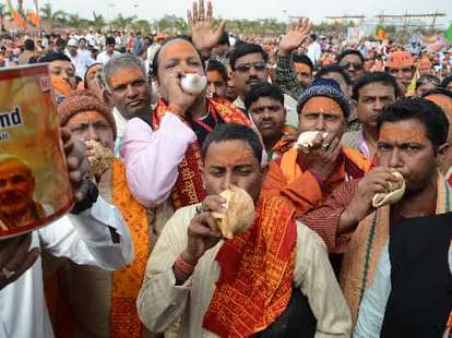 modi rally in lucknow