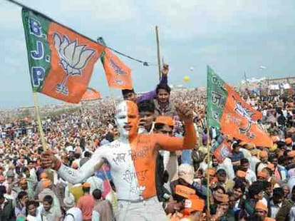 Bjp under trouble bacuase of an enouncement of candidate
