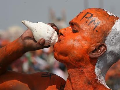 BJP says Har-har modi slogan is not ours