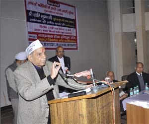 Shanti bhushan spoke out in faridabad