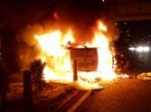 The fire was moving car The Shola, stirred