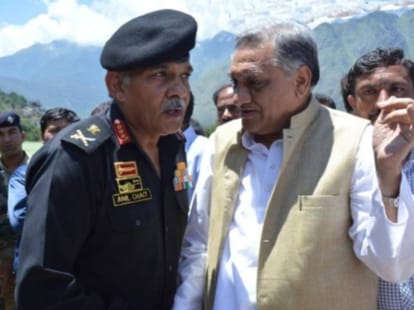 general anil chait said about uttarakhand flood