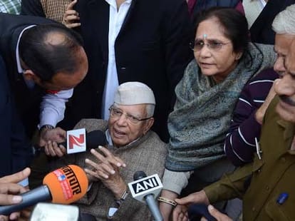 clash over nd tiwari property