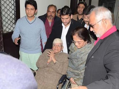 clash over nd tiwari property