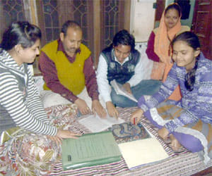 father and son both are in high school from up board