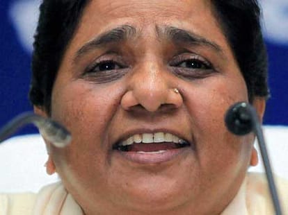 emergency landing of mayawati plane