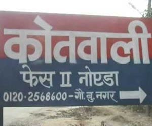 firing between police and looters in noida phase 2