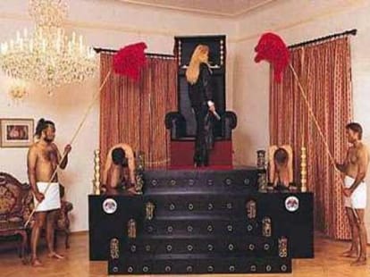 Here women are the ruler and men are slaves
