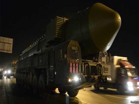 Russian missile test 