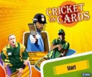Cricket on cards game