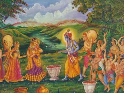 holastak holi krishna vrindavan